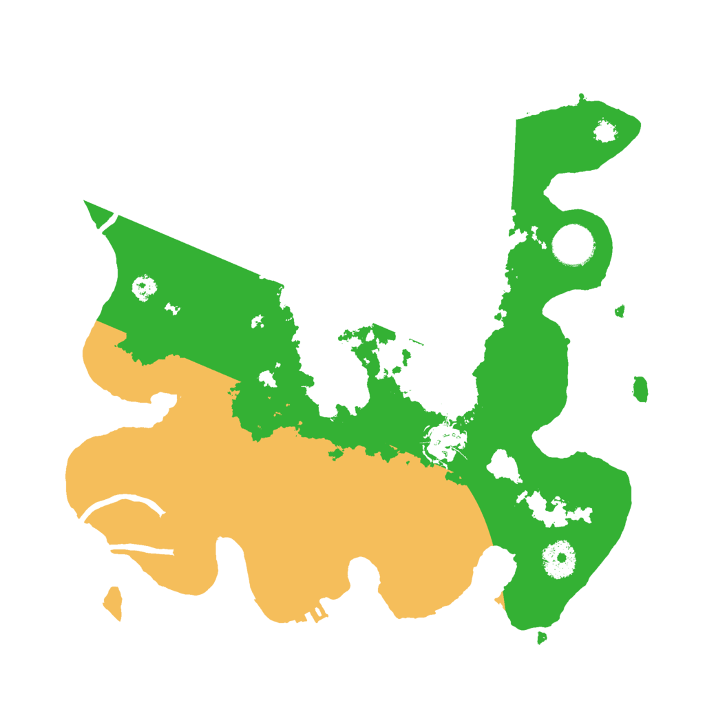 Biome Rust Map: Procedural Map, Size: 3000, Seed: 3565