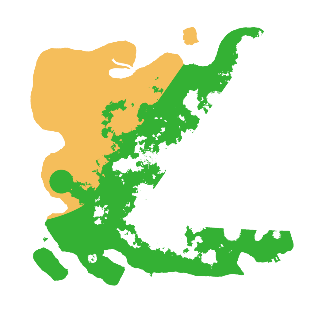 Biome Rust Map: Procedural Map, Size: 3500, Seed: 48915205