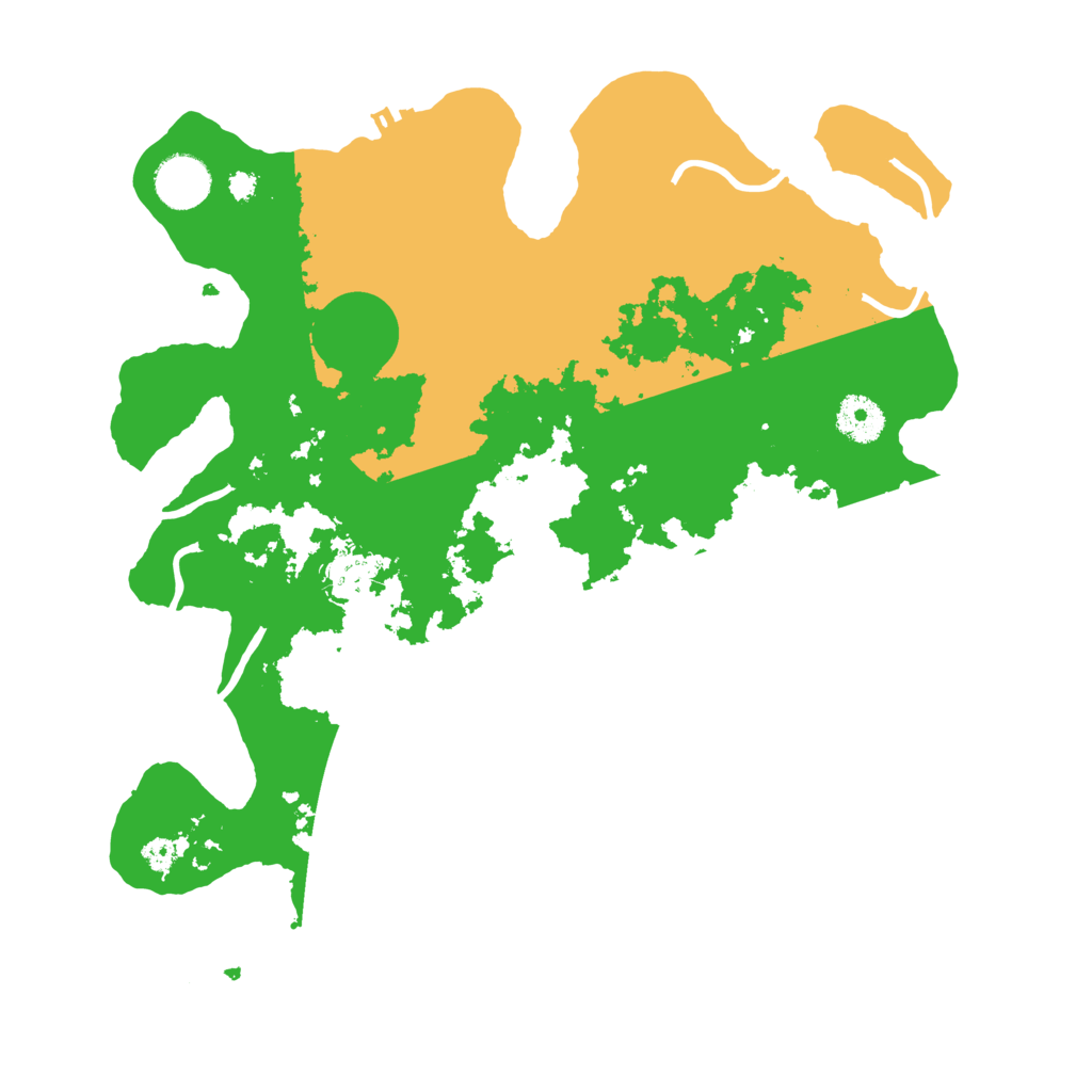 Biome Rust Map: Procedural Map, Size: 3500, Seed: 44013015