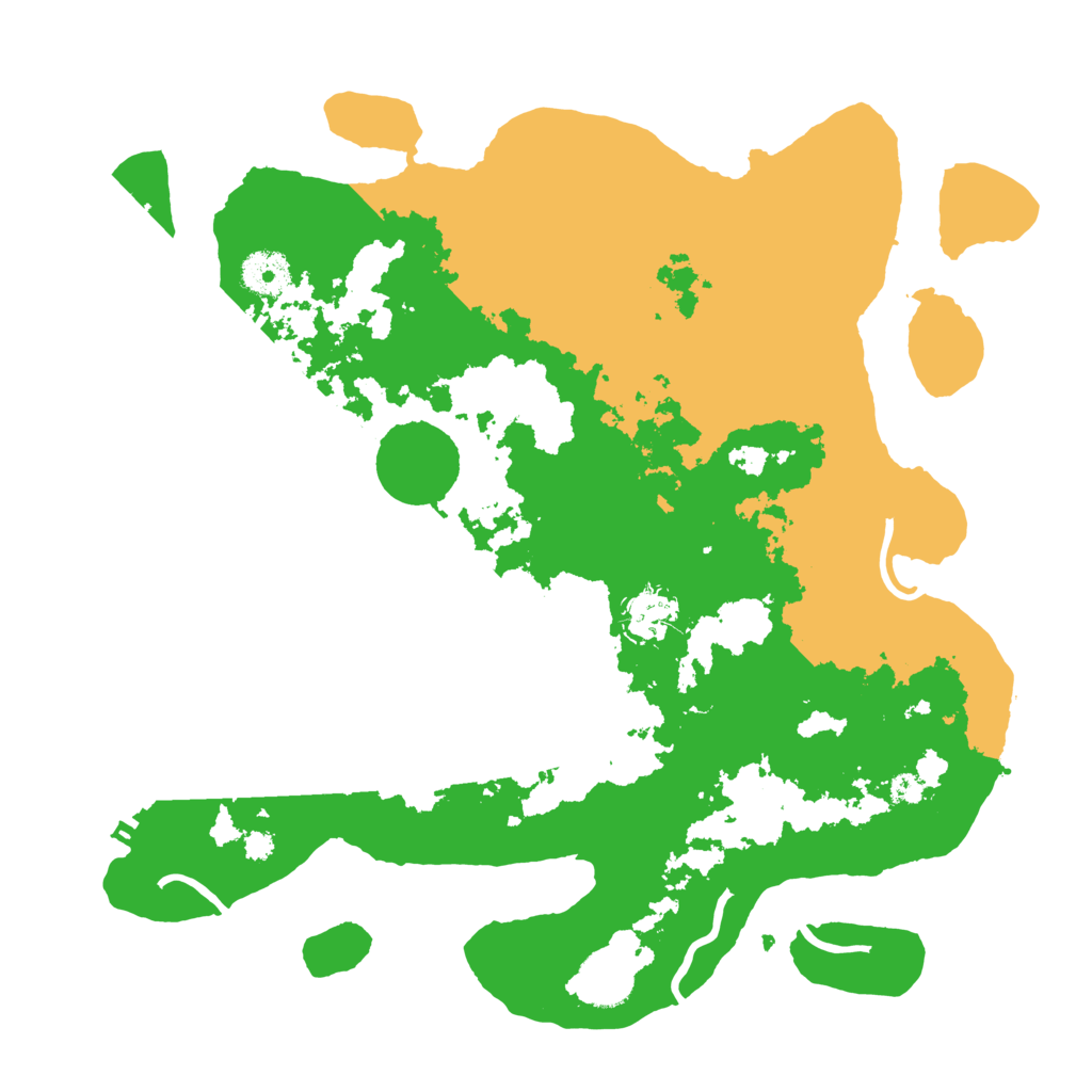 Biome Rust Map: Procedural Map, Size: 3500, Seed: 36210107