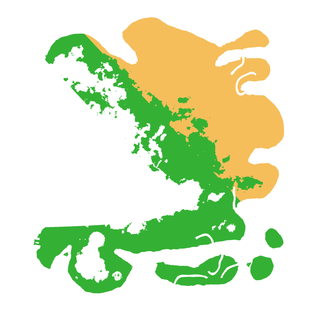 Biome Rust Map: Procedural Map, Size: 3500, Seed: 746634077