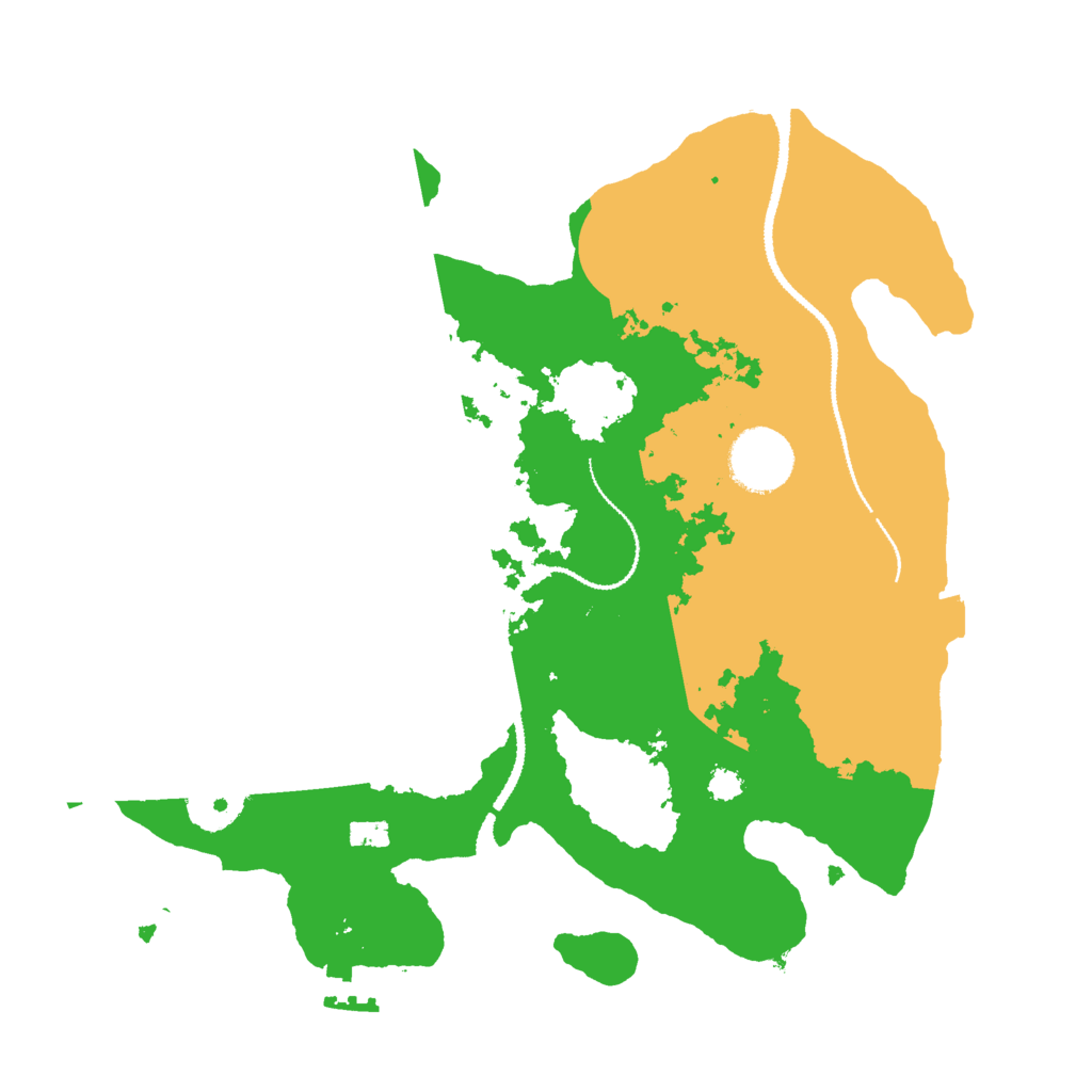 Biome Rust Map: Procedural Map, Size: 3000, Seed: 22489