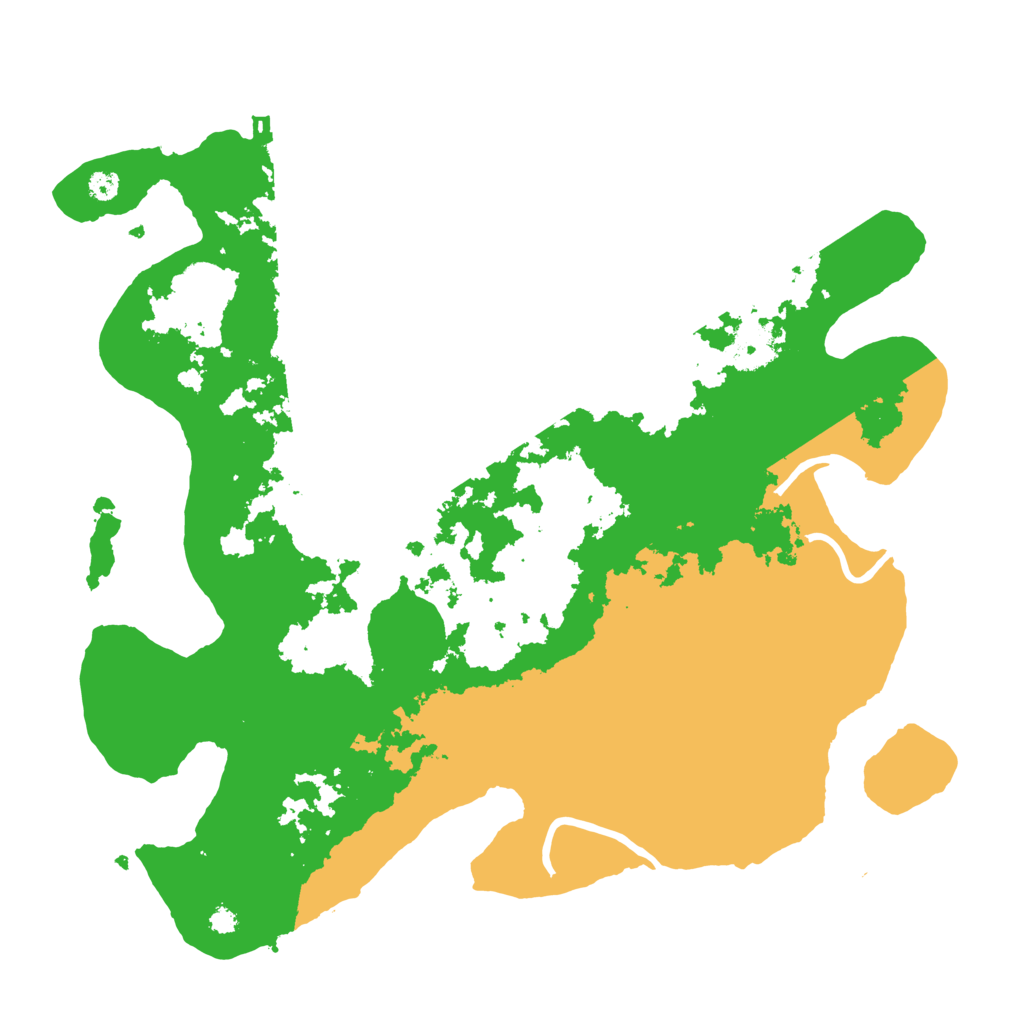 Biome Rust Map: Procedural Map, Size: 3500, Seed: 277383678