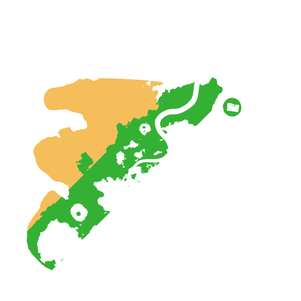 Biome Rust Map: Procedural Map, Size: 2700, Seed: 1017