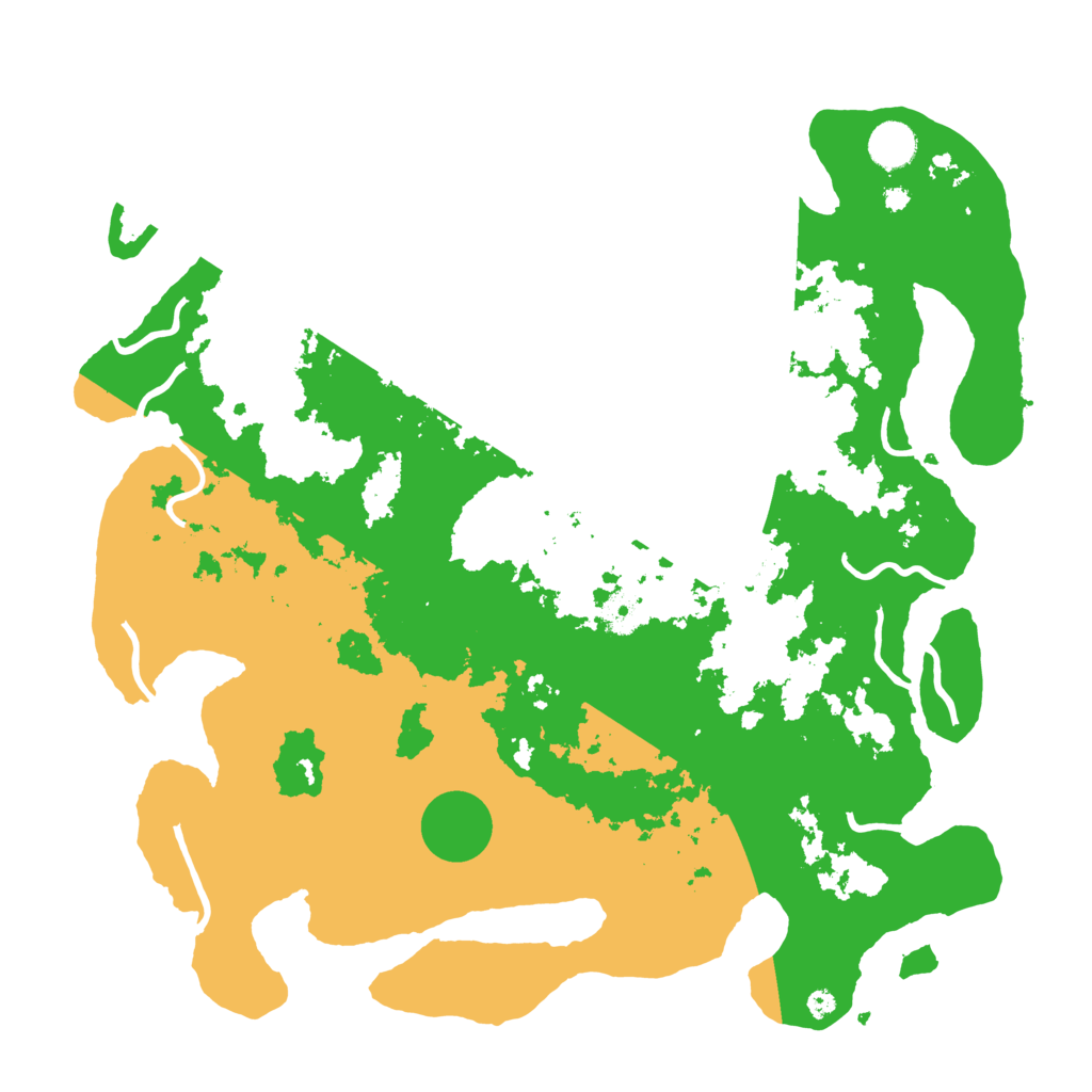 Biome Rust Map: Procedural Map, Size: 4050, Seed: 1207392187