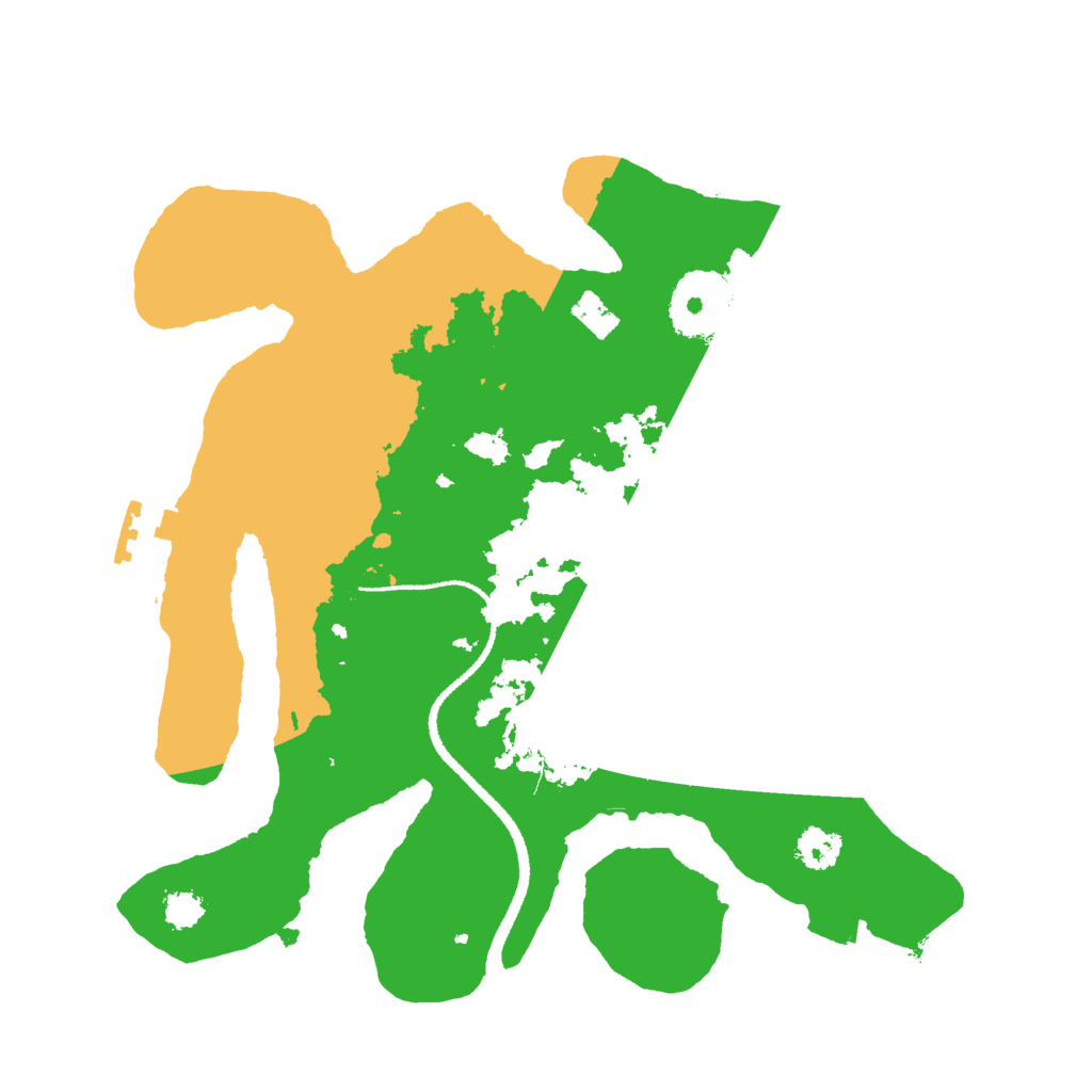 Biome Rust Map: Procedural Map, Size: 2561, Seed: 13828