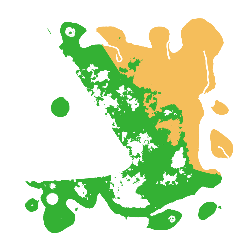 Biome Rust Map: Procedural Map, Size: 3700, Seed: 2122365998