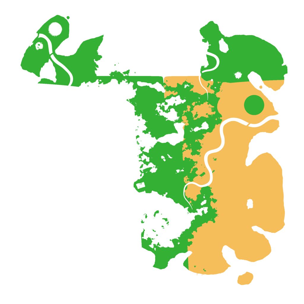 Biome Rust Map: Procedural Map, Size: 4000, Seed: 3219