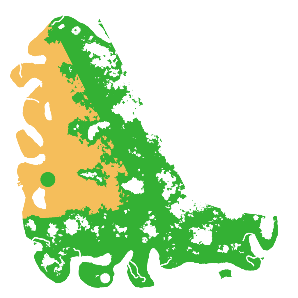 Biome Rust Map: Procedural Map, Size: 5277, Seed: 5277