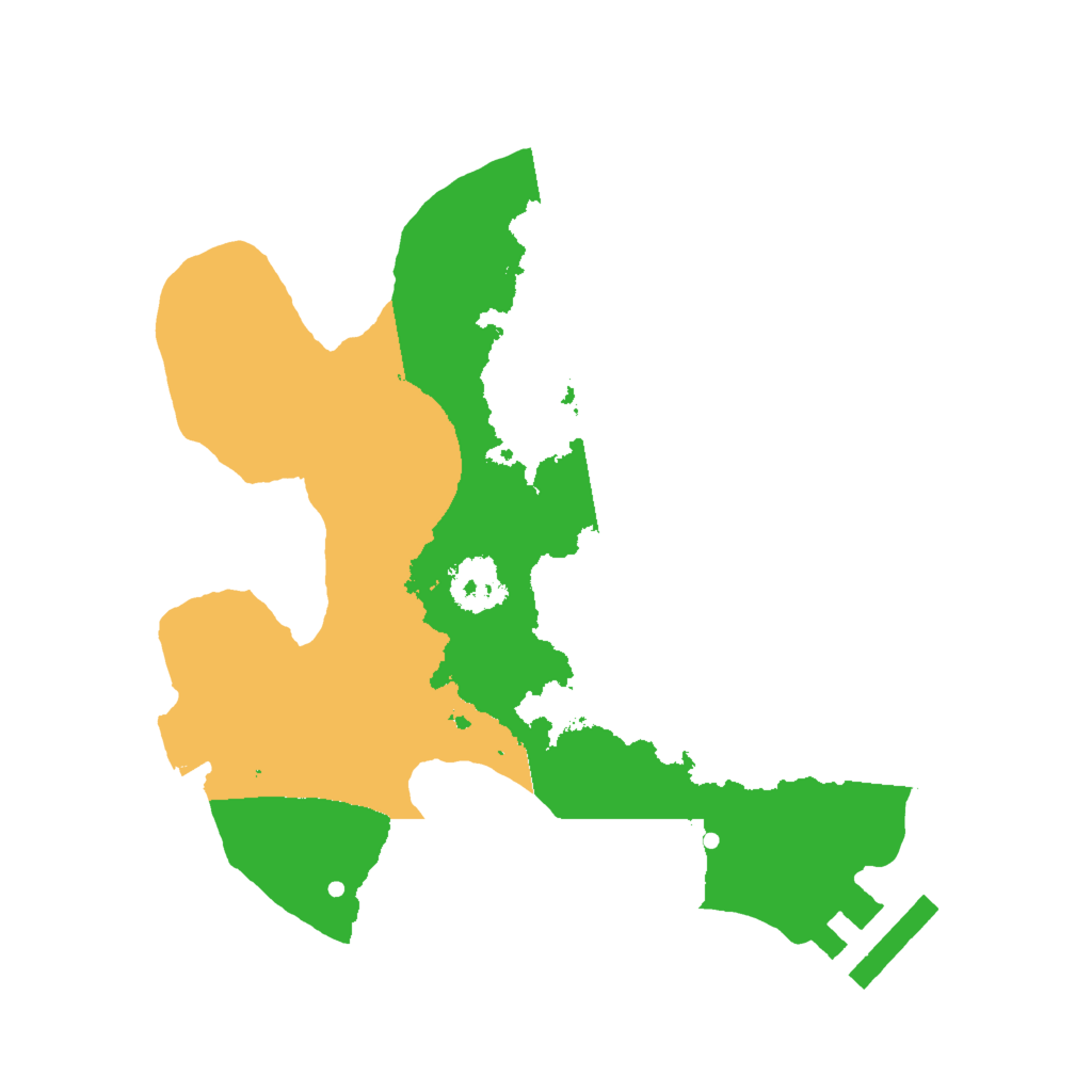 Biome Rust Map: Procedural Map, Size: 2000, Seed: 21070685