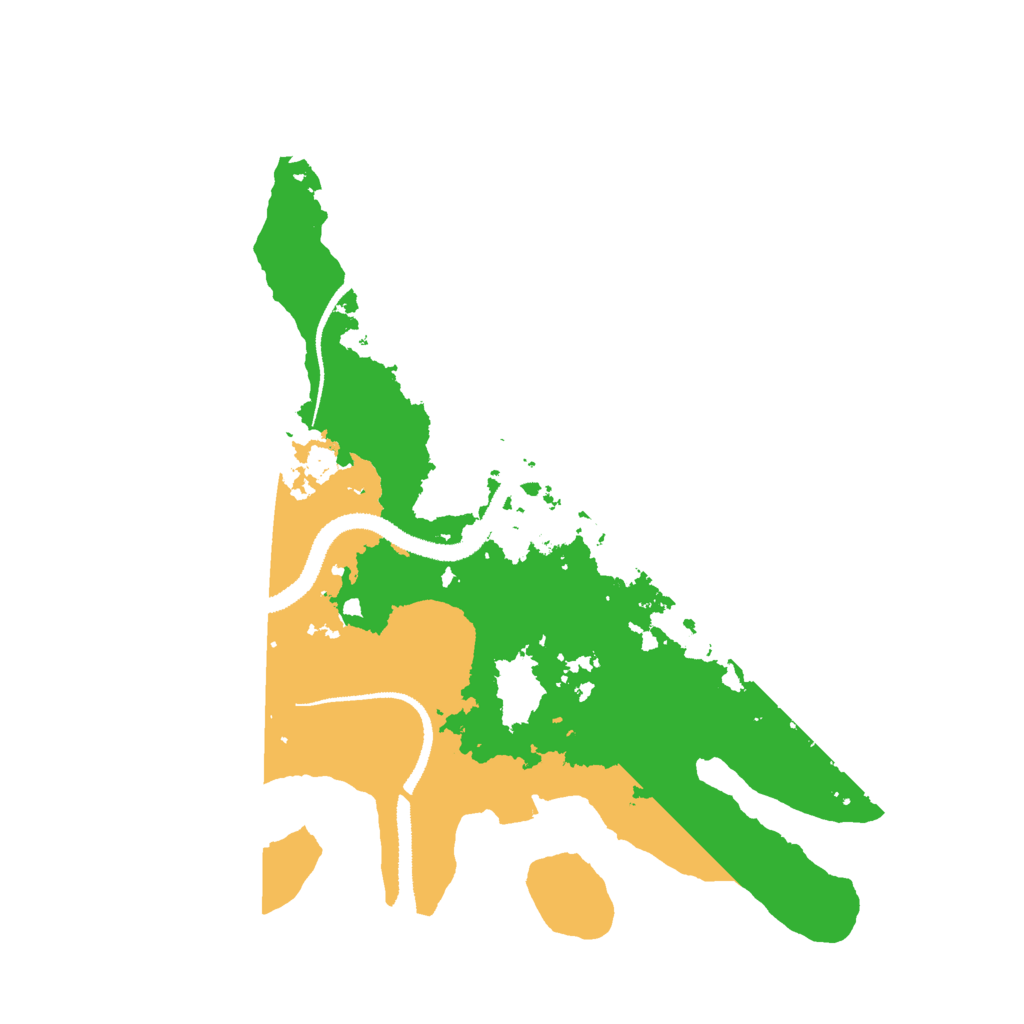 Biome Rust Map: Procedural Map, Size: 3000, Seed: 453021837