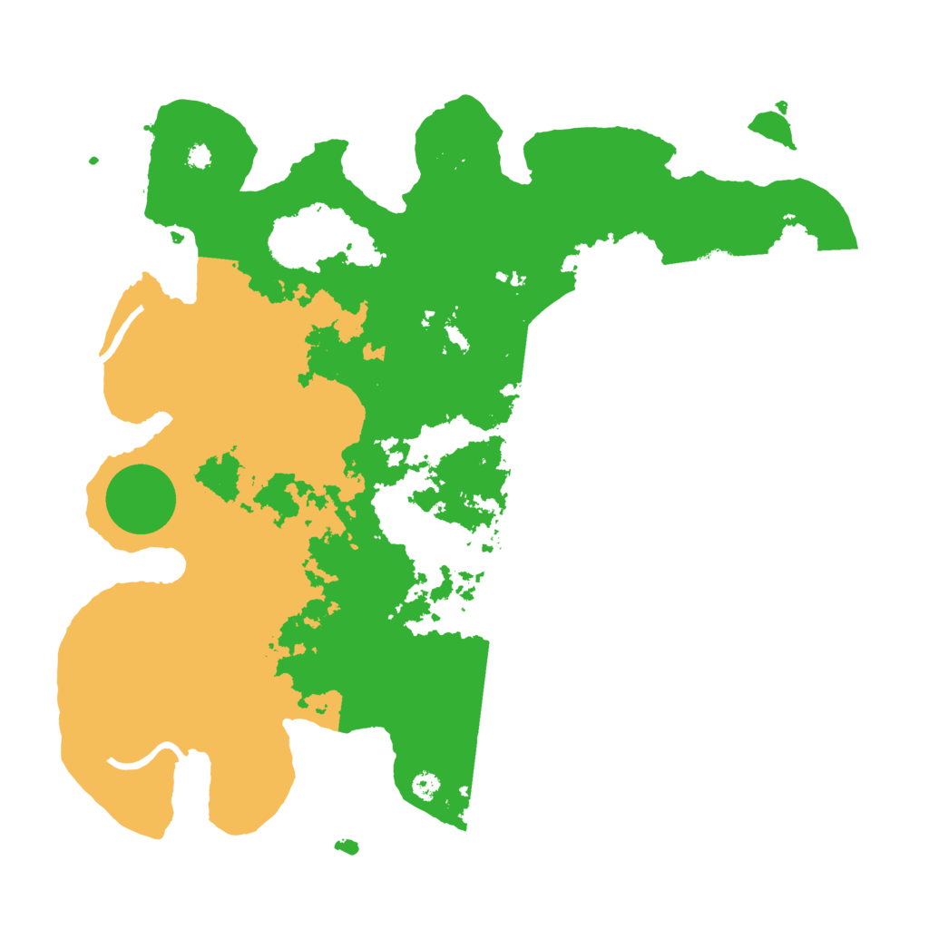 Biome Rust Map: Procedural Map, Size: 3500, Seed: 93088964