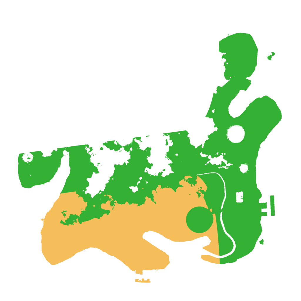 Biome Rust Map: Procedural Map, Size: 3000, Seed: 1422275835