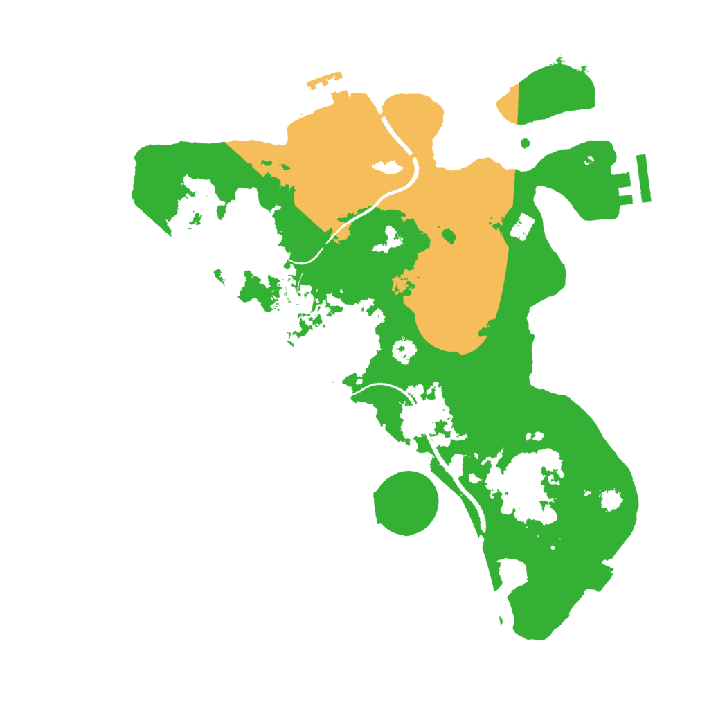 Biome Rust Map: Procedural Map, Size: 3000, Seed: 10029