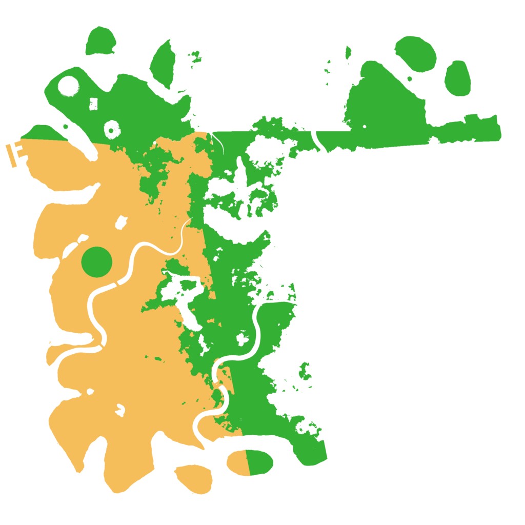 Biome Rust Map: Procedural Map, Size: 4500, Seed: 3269847