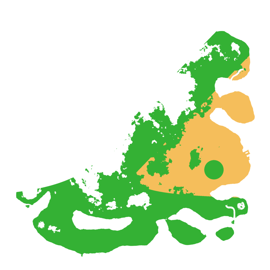 Biome Rust Map: Procedural Map, Size: 3700, Seed: 237694