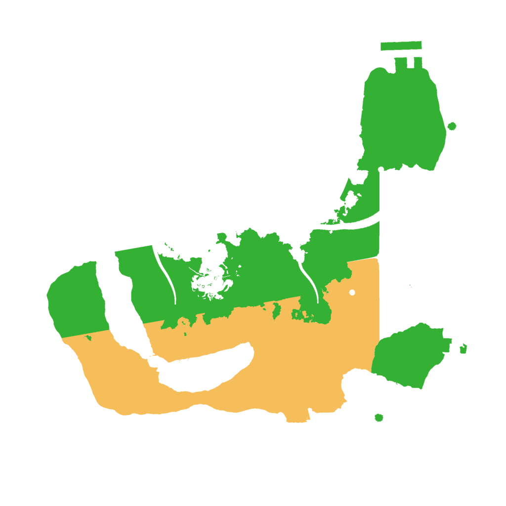 Biome Rust Map: Procedural Map, Size: 2500, Seed: 45
