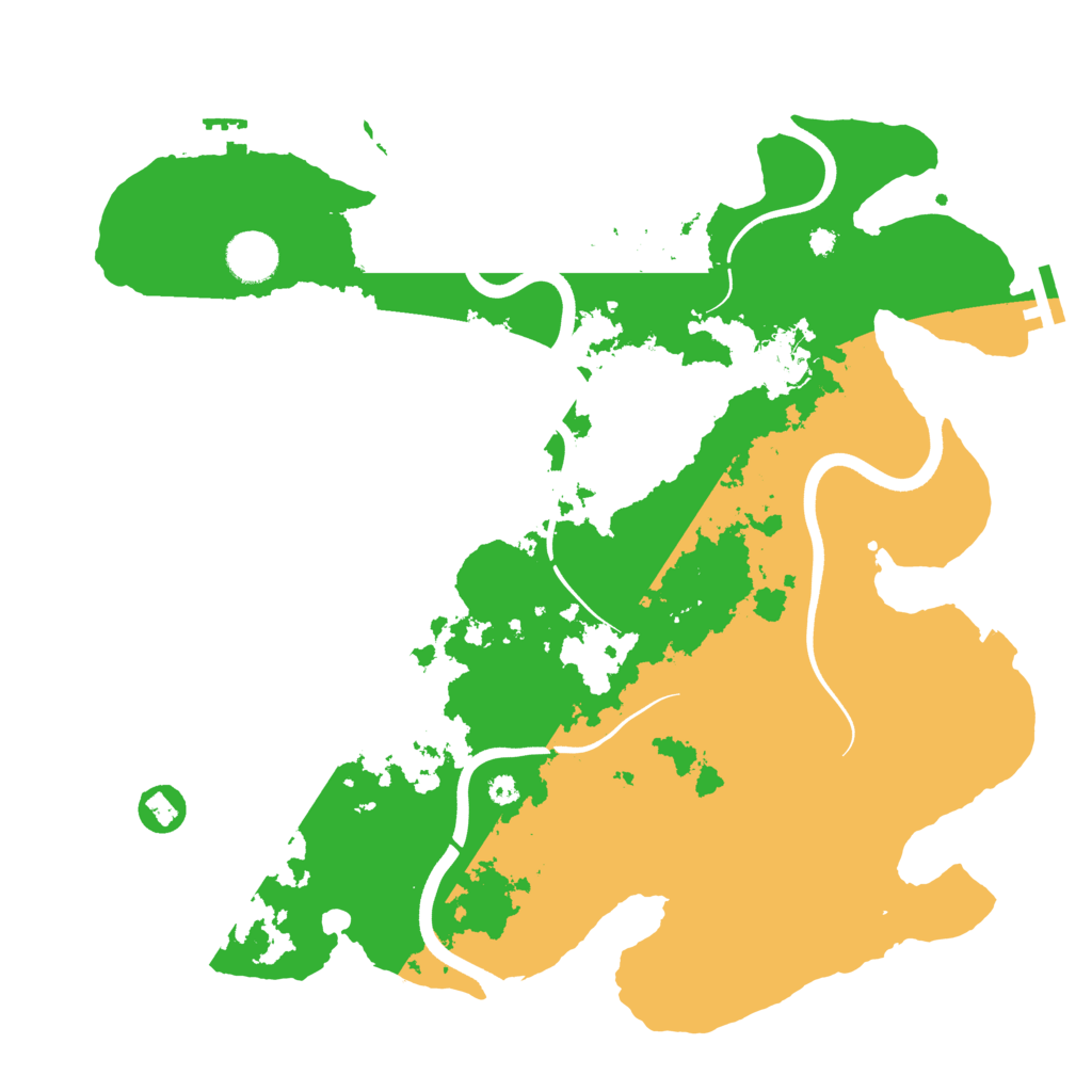 Biome Rust Map: Procedural Map, Size: 3720, Seed: 22269