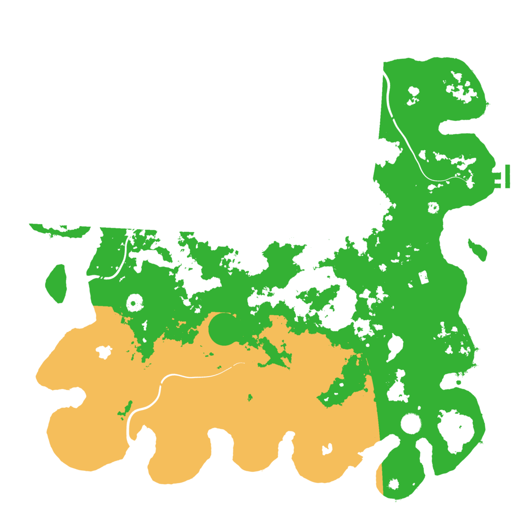Biome Rust Map: Procedural Map, Size: 4500, Seed: 134471712