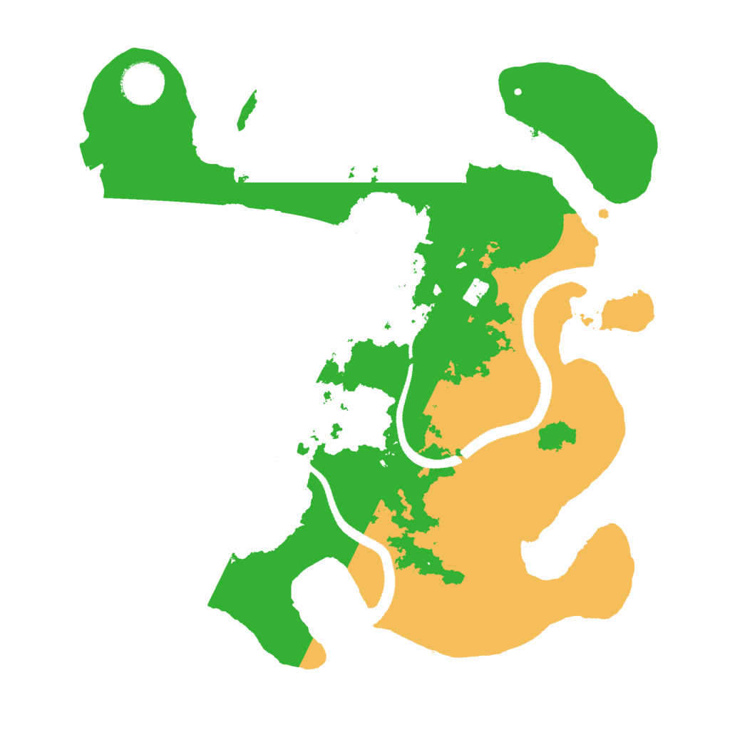 Biome Rust Map: Procedural Map, Size: 3000, Seed: 1463813156