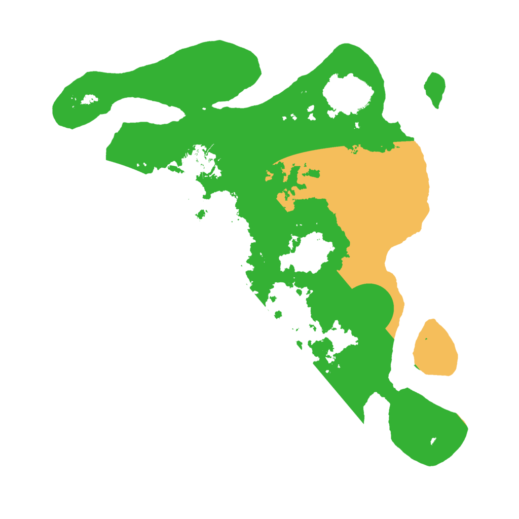 Biome Rust Map: Barren, Size: 3000, Seed: 36