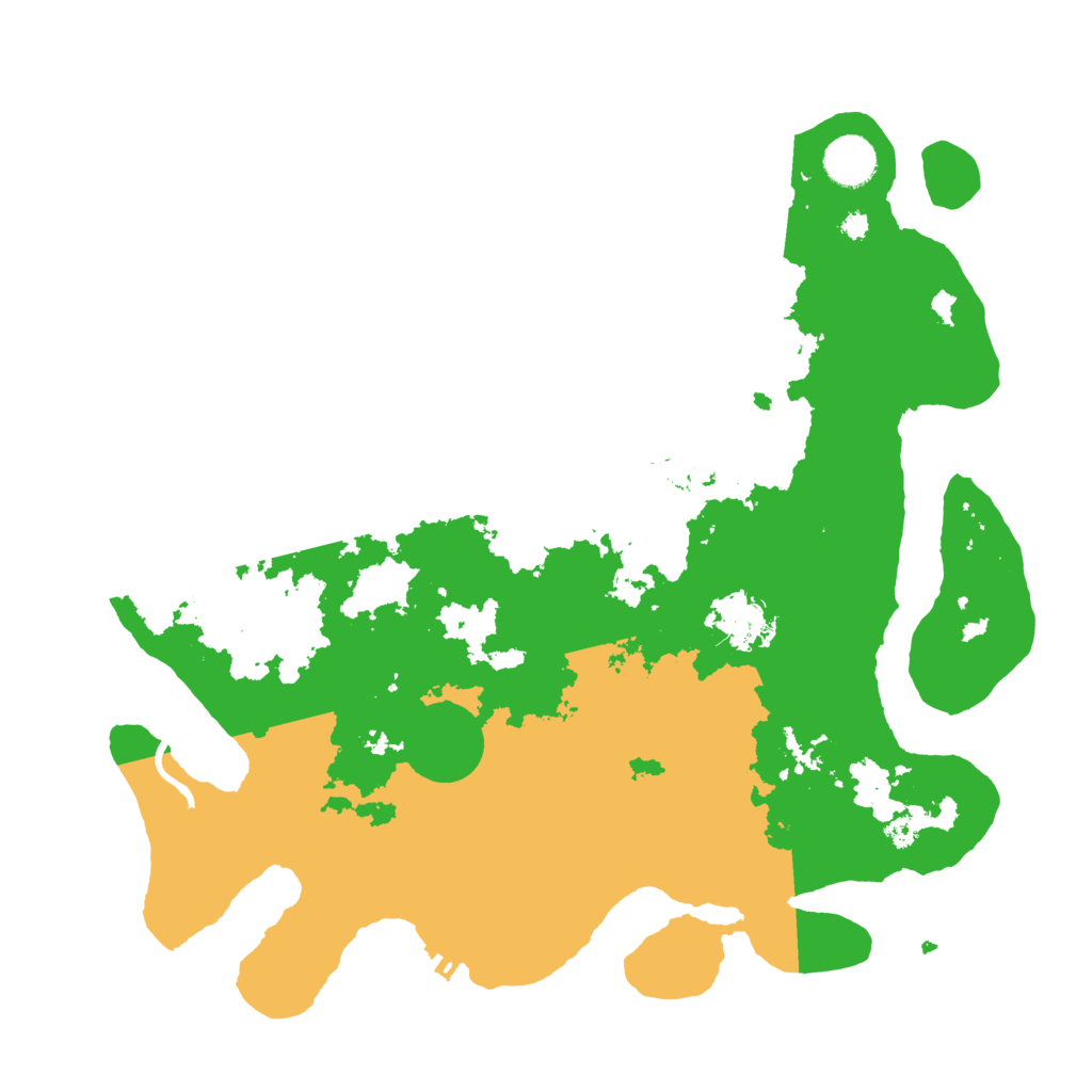 Biome Rust Map: Procedural Map, Size: 3700, Seed: 949947