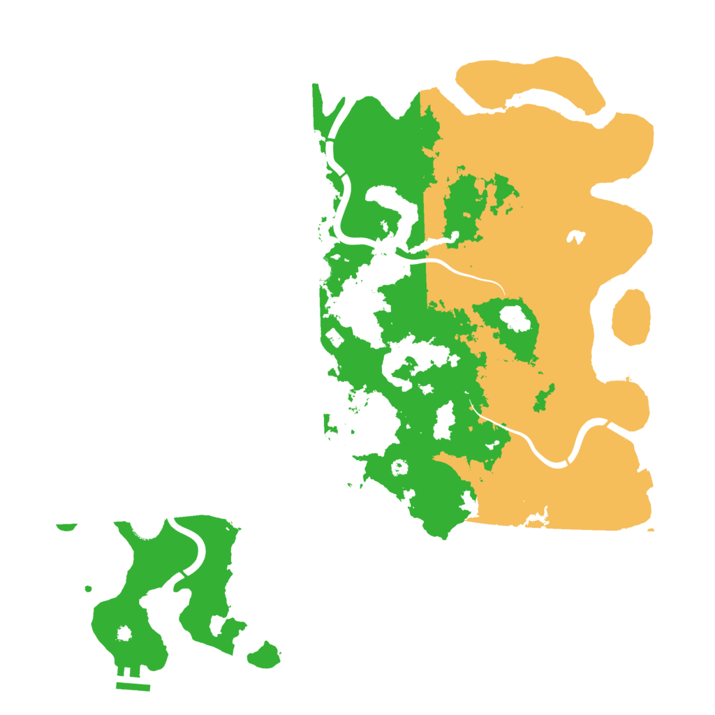Biome Rust Map: Procedural Map, Size: 4250, Seed: 1160