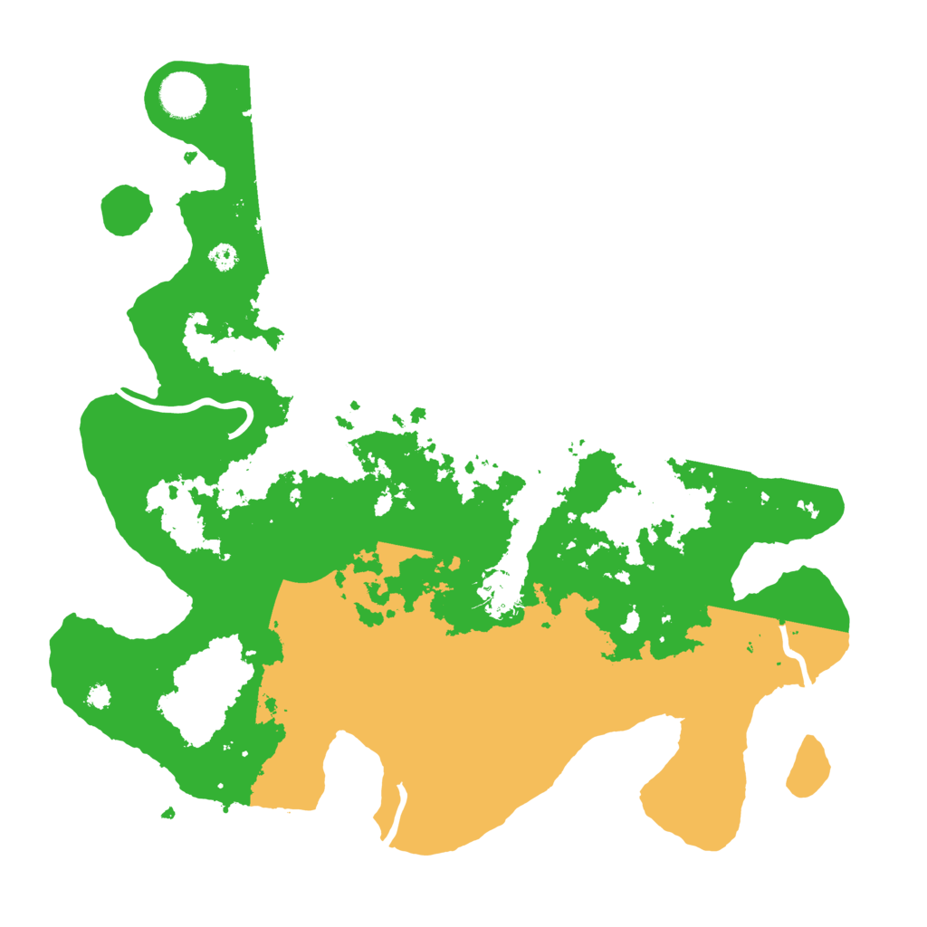 Biome Rust Map: Procedural Map, Size: 3500, Seed: 626147955