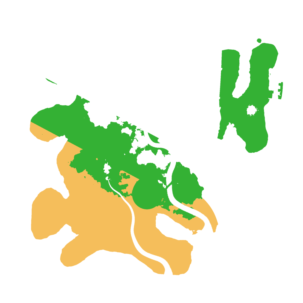 Biome Rust Map: Procedural Map, Size: 2700, Seed: 444