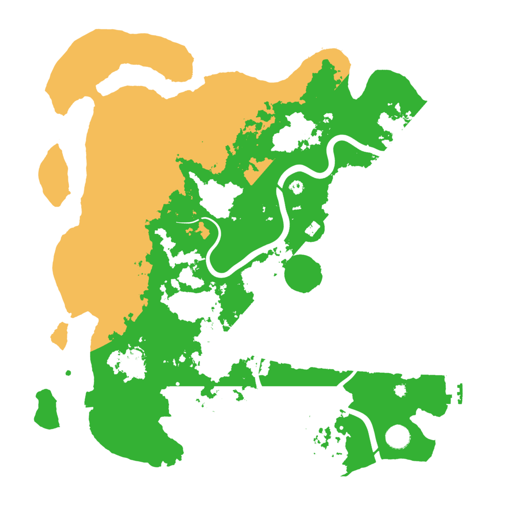 Biome Rust Map: Procedural Map, Size: 3800, Seed: 672807