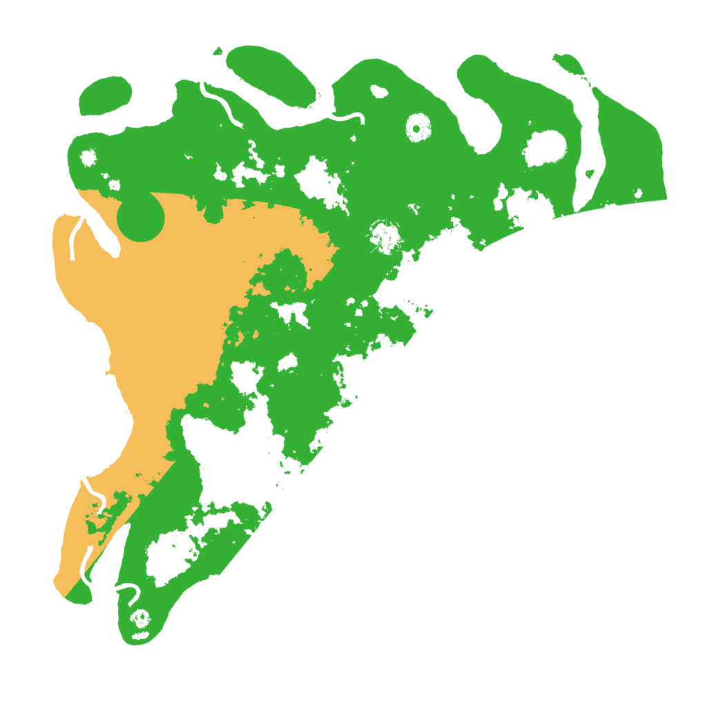 Biome Rust Map: Procedural Map, Size: 3900, Seed: 338495