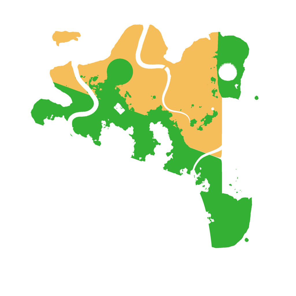 Biome Rust Map: Procedural Map, Size: 3000, Seed: 7593162