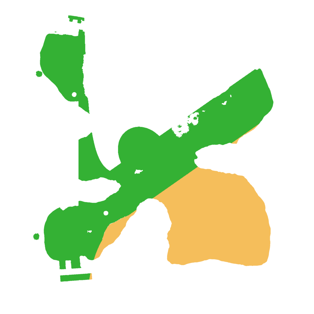 Biome Rust Map: Procedural Map, Size: 2000, Seed: 3243