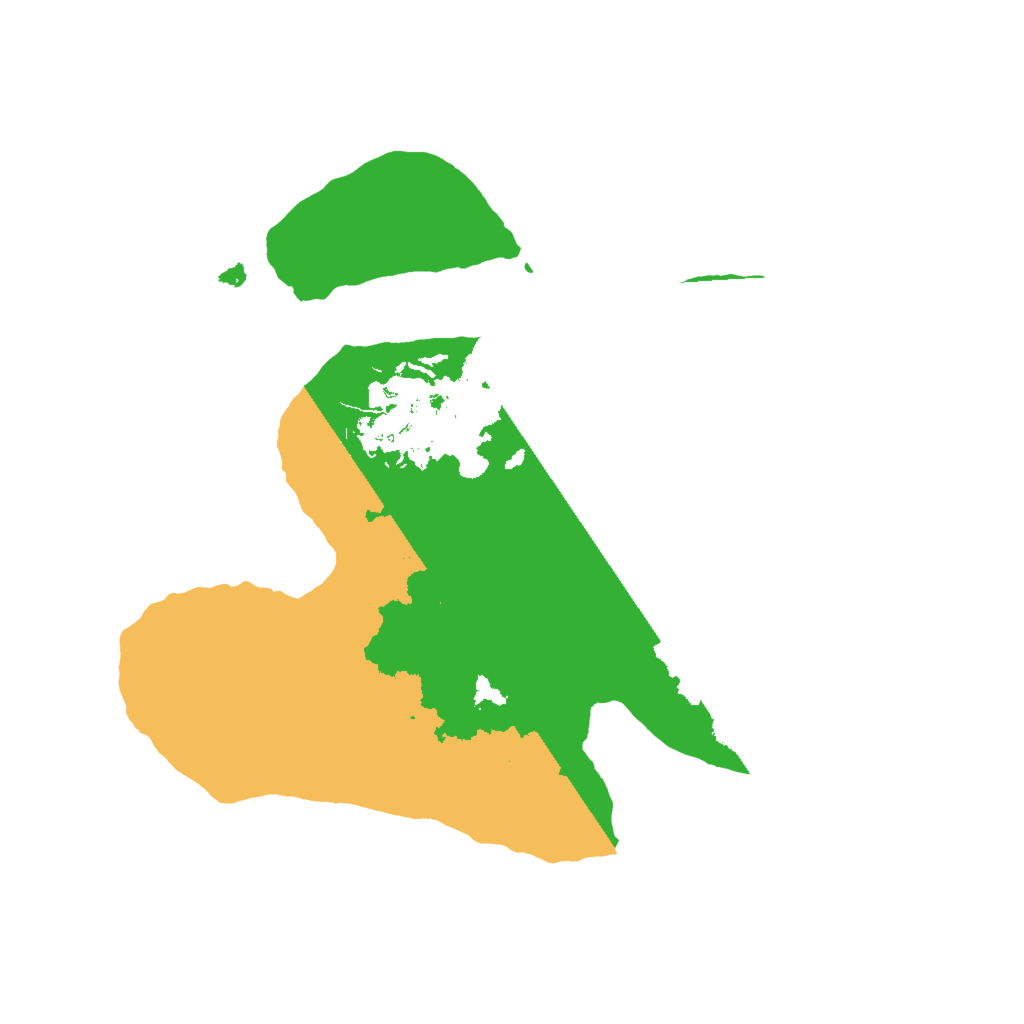 Biome Rust Map: Procedural Map, Size: 2000, Seed: 943625