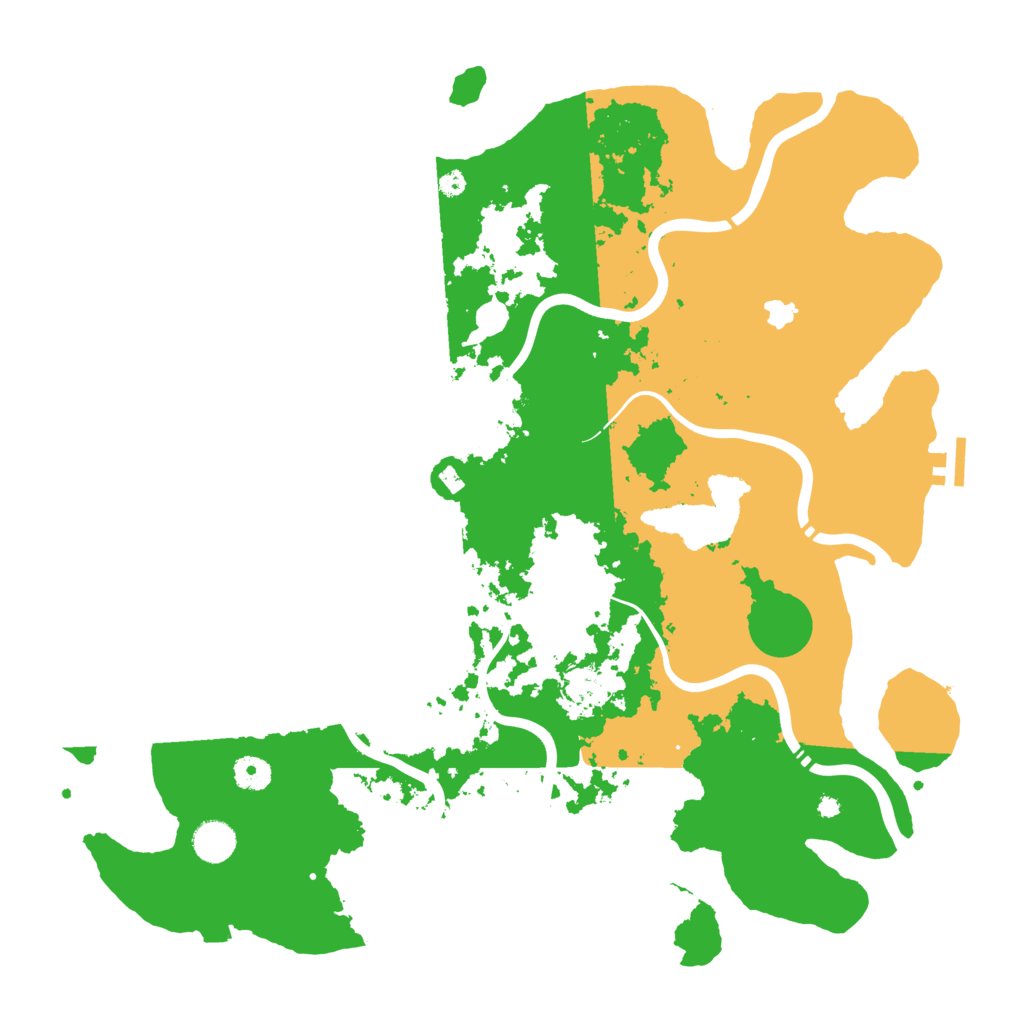 Biome Rust Map: Procedural Map, Size: 4250, Seed: 717117771