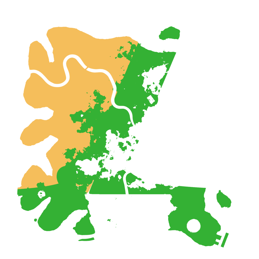 Biome Rust Map: Procedural Map, Size: 3500, Seed: 1547403371