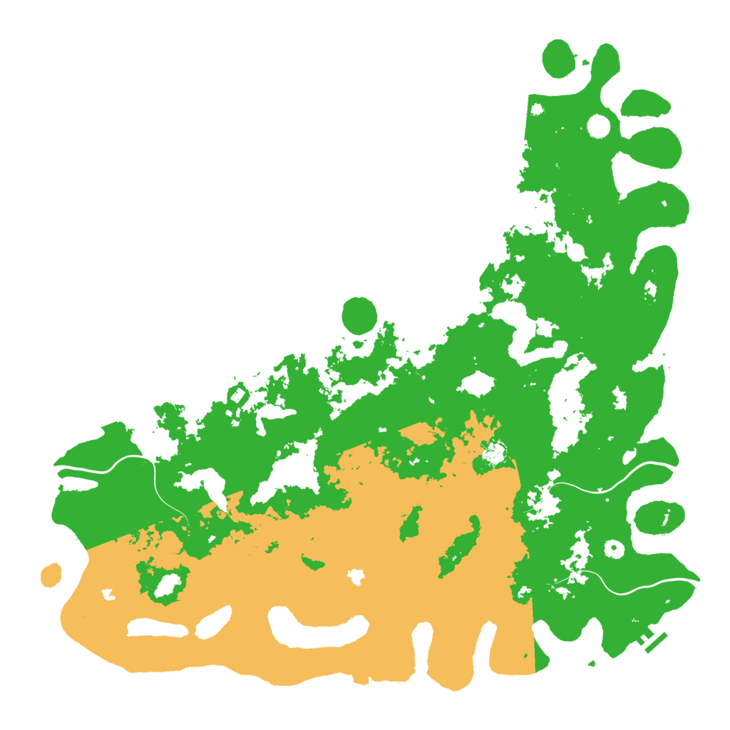 Biome Rust Map: Procedural Map, Size: 5500, Seed: 75546