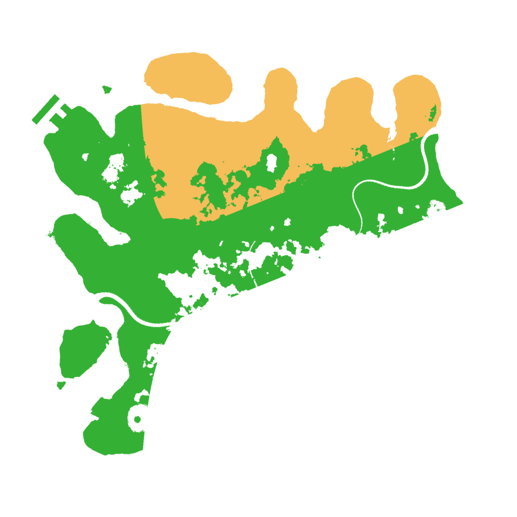 Biome Rust Map: Procedural Map, Size: 3000, Seed: 1827331455