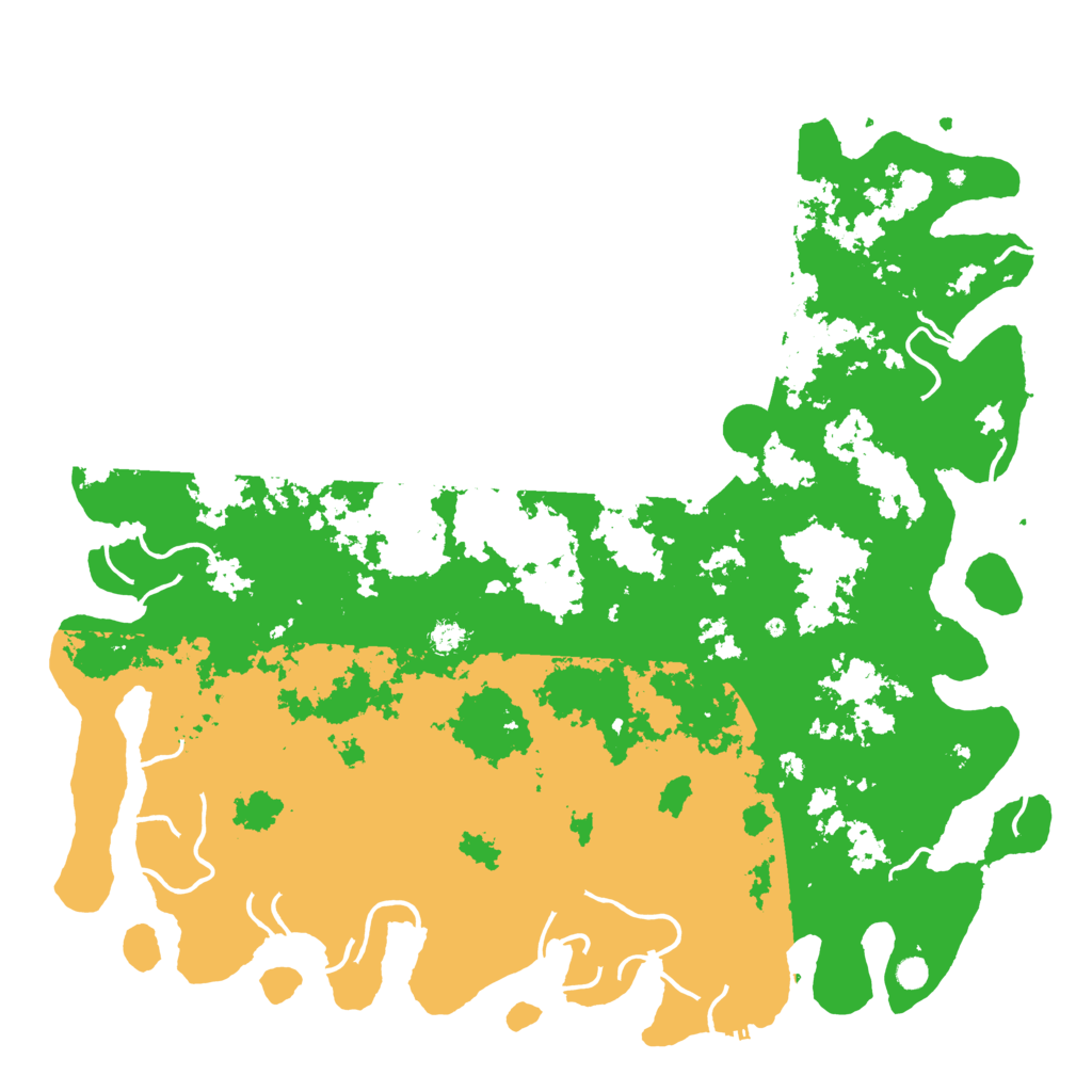 Biome Rust Map: Procedural Map, Size: 6000, Seed: 2014941522