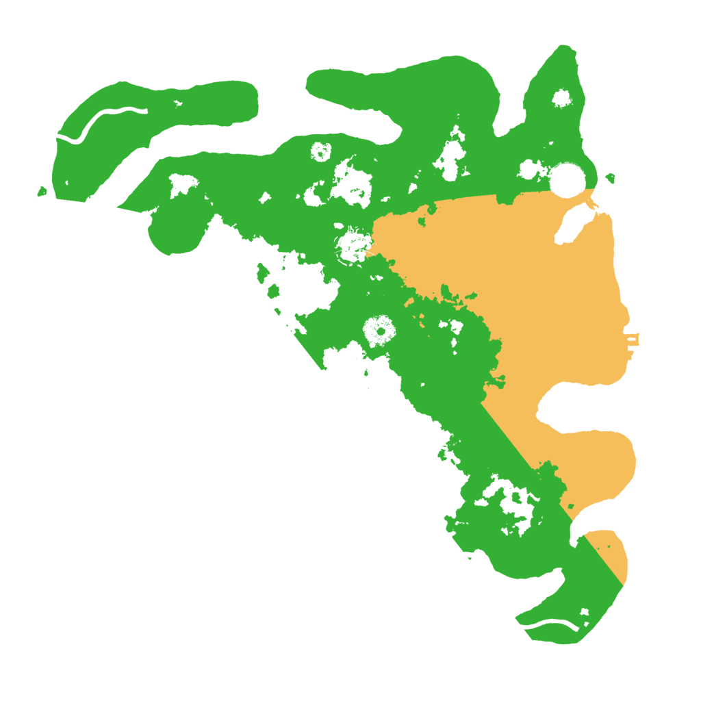 Biome Rust Map: Procedural Map, Size: 3500, Seed: 506802035