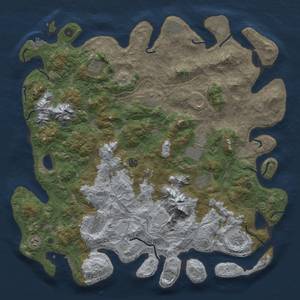 Thumbnail Rust Map: Procedural Map, Size: 5000, Seed: 1259, 18 Monuments