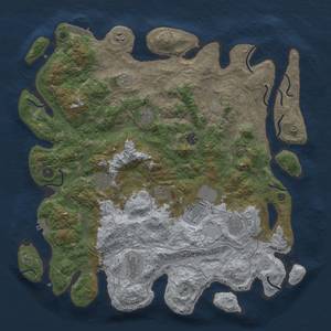 Thumbnail Rust Map: Procedural Map, Size: 4500, Seed: 571228890, 18 Monuments