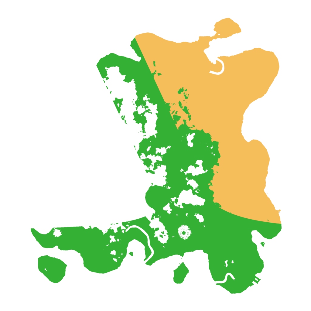 Biome Rust Map: Procedural Map, Size: 3500, Seed: 8712471