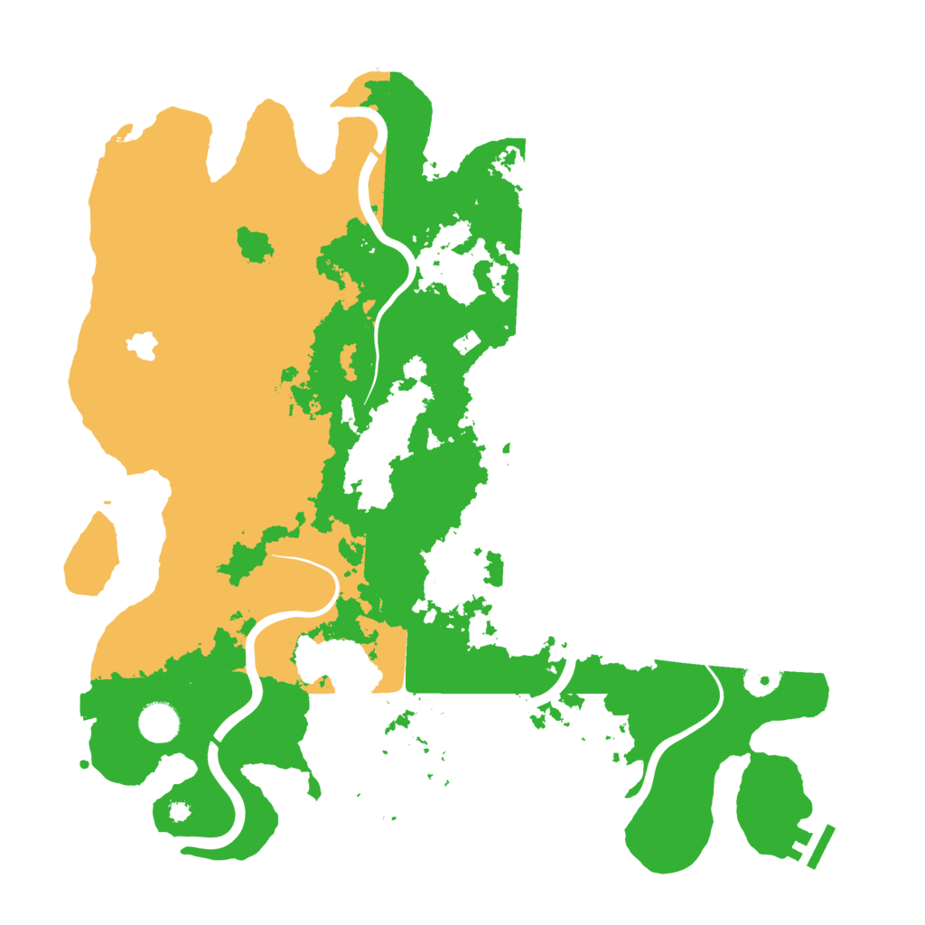 Biome Rust Map: Procedural Map, Size: 4000, Seed: 351515