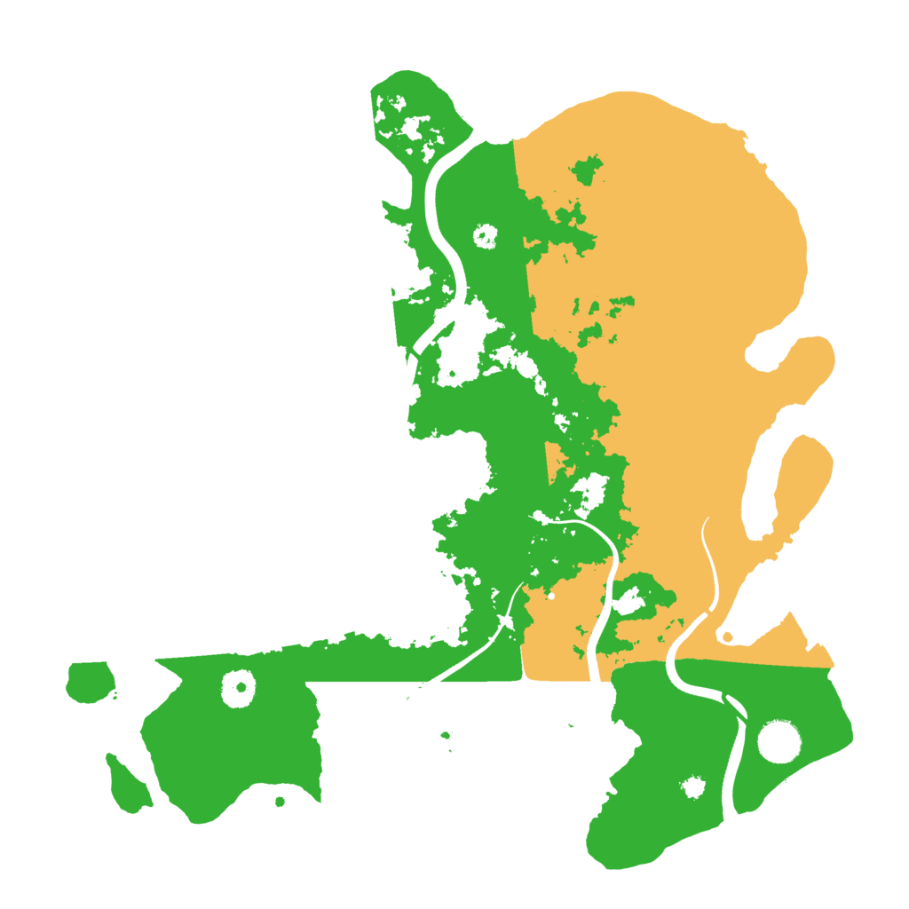 Biome Rust Map: Procedural Map, Size: 3700, Seed: 337974568