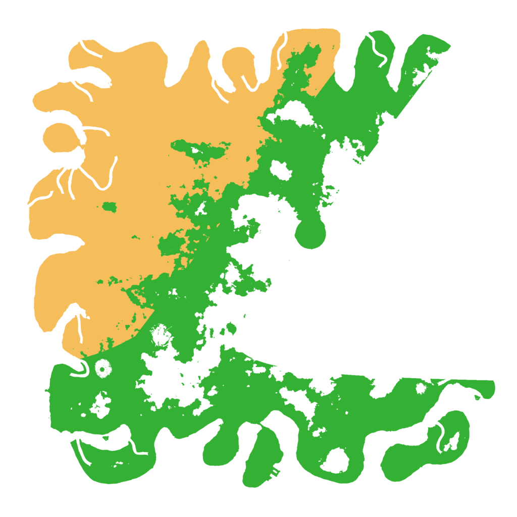 Biome Rust Map: Procedural Map, Size: 4500, Seed: 1138099809