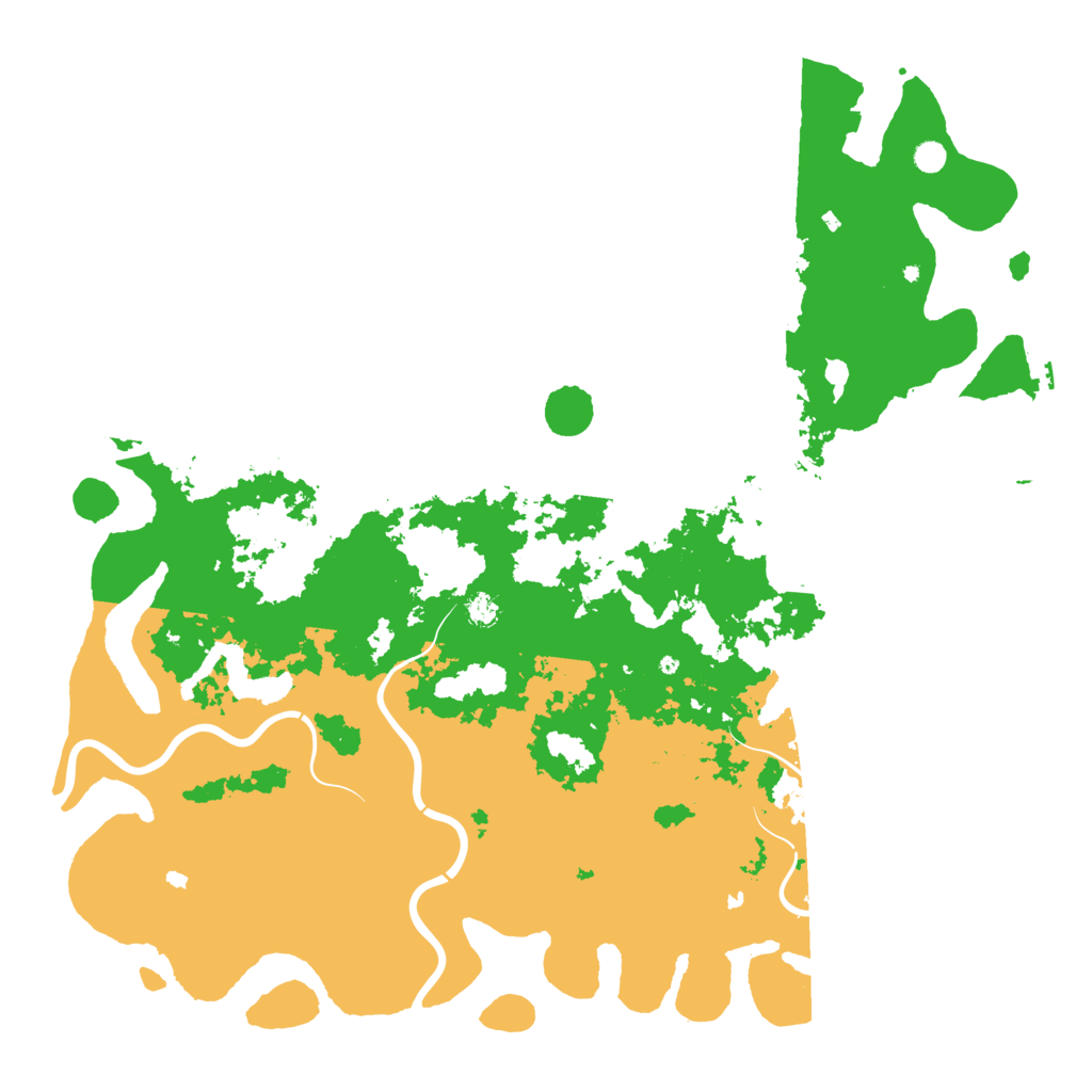Biome Rust Map: Procedural Map, Size: 6000, Seed: 22242498