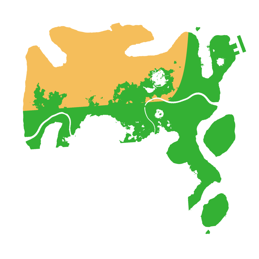 Biome Rust Map: Procedural Map, Size: 3000, Seed: 7841506