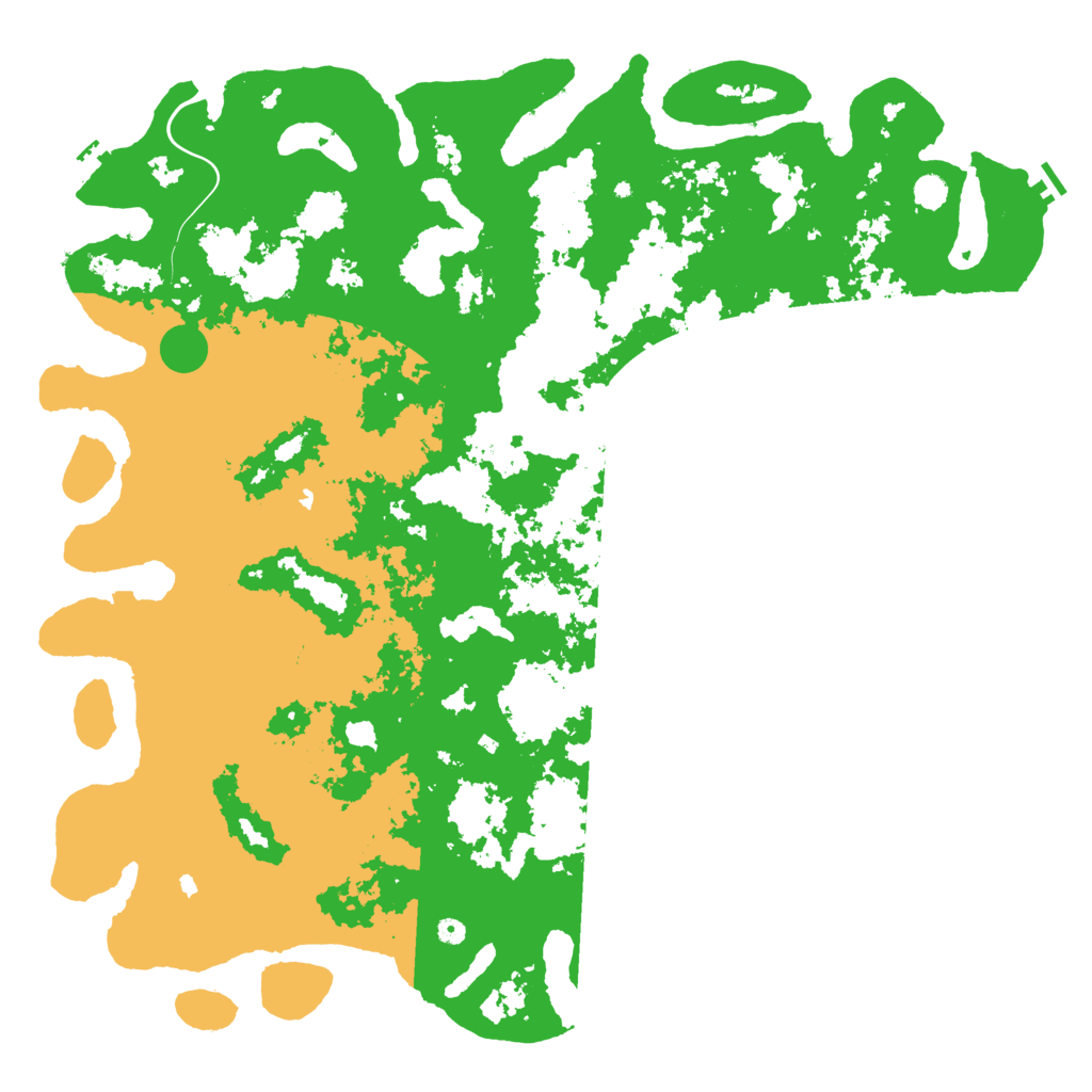 Biome Rust Map: Procedural Map, Size: 6000, Seed: 15012023