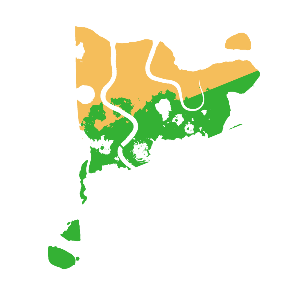 Biome Rust Map: Procedural Map, Size: 3000, Seed: 457343168